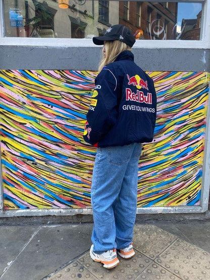 Red Bull F1 Vintage Racing Jacket | Zenzweave - Zenzweave