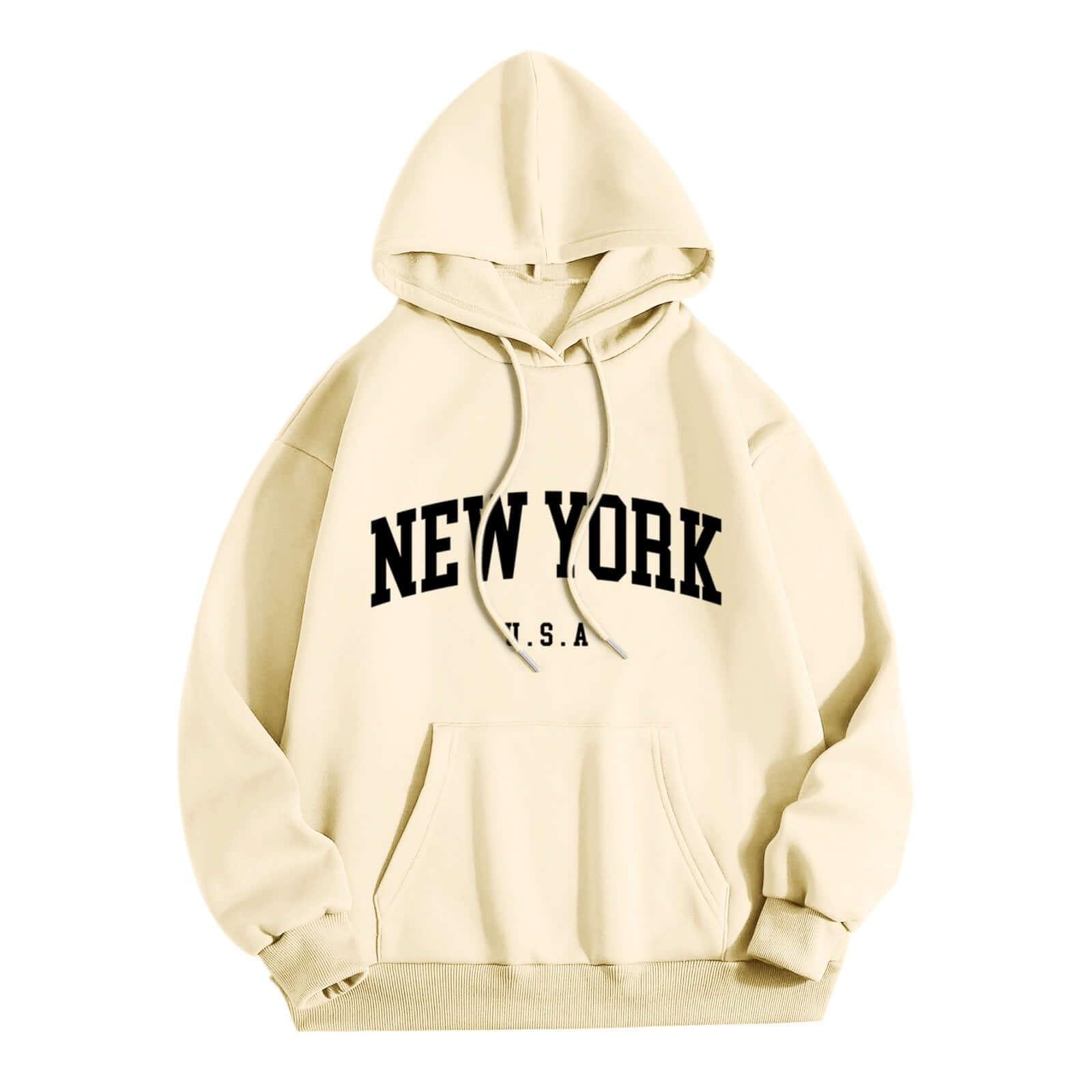 Men’s and Women’s New York USA Graphic Hoodie - Casual Long Sleeve Pullover Sweatshirt with Hood - Zenzweave