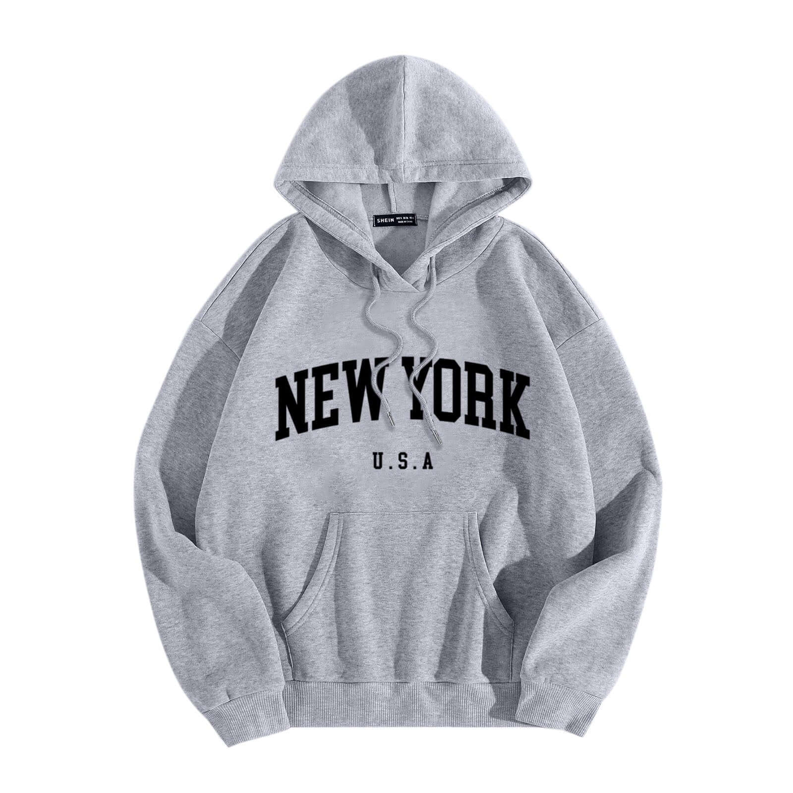 Men’s and Women’s New York USA Graphic Hoodie - Casual Long Sleeve Pullover Sweatshirt with Hood - Zenzweave